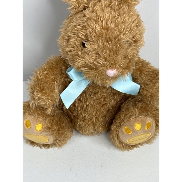 FAO Schwartz Bunny Rabbit Teddy Bear Stuffed Animal Toy Kids Plush Easter Brown - Picture 3 of 11